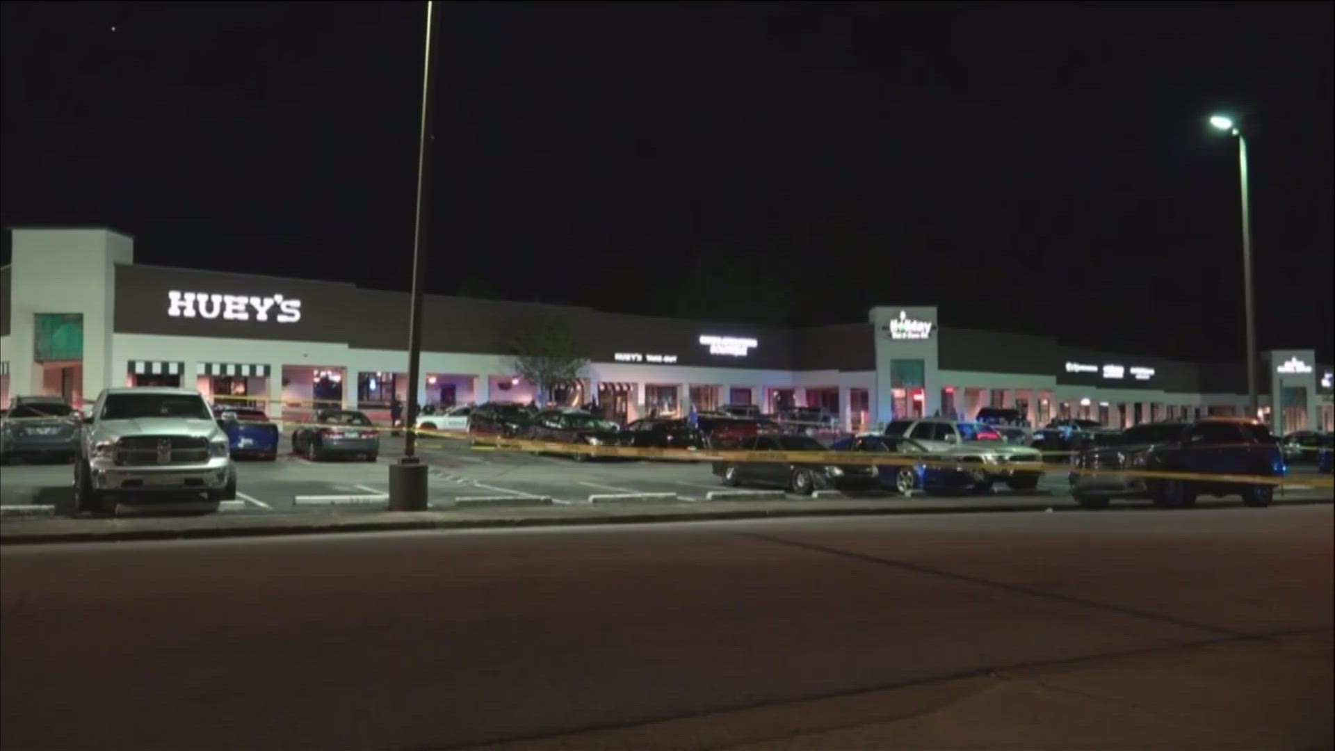 MPD said an off-duty officer saw three to four people breaking into a Dodge Charger in the parking lot of the Huey's located at 4872 Poplar Ave.