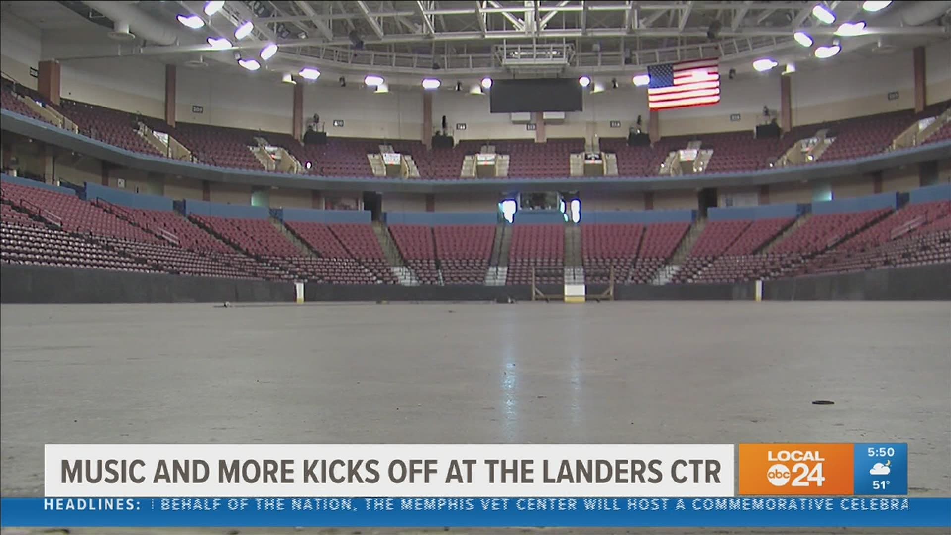 Landers Center will host first concert since pandemic