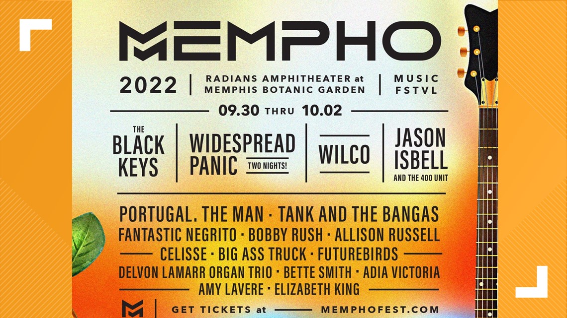 2022 Mempho Music Festival daily lineup