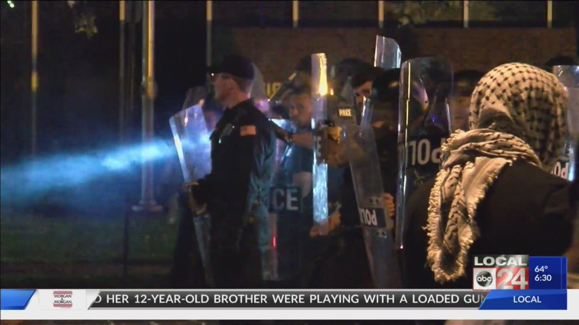 Officers injured during protests after officer-involved shooting in ...