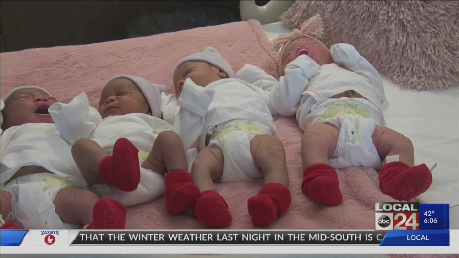 Even babies at St. Francis Hospital are going red for heart disease awareness
