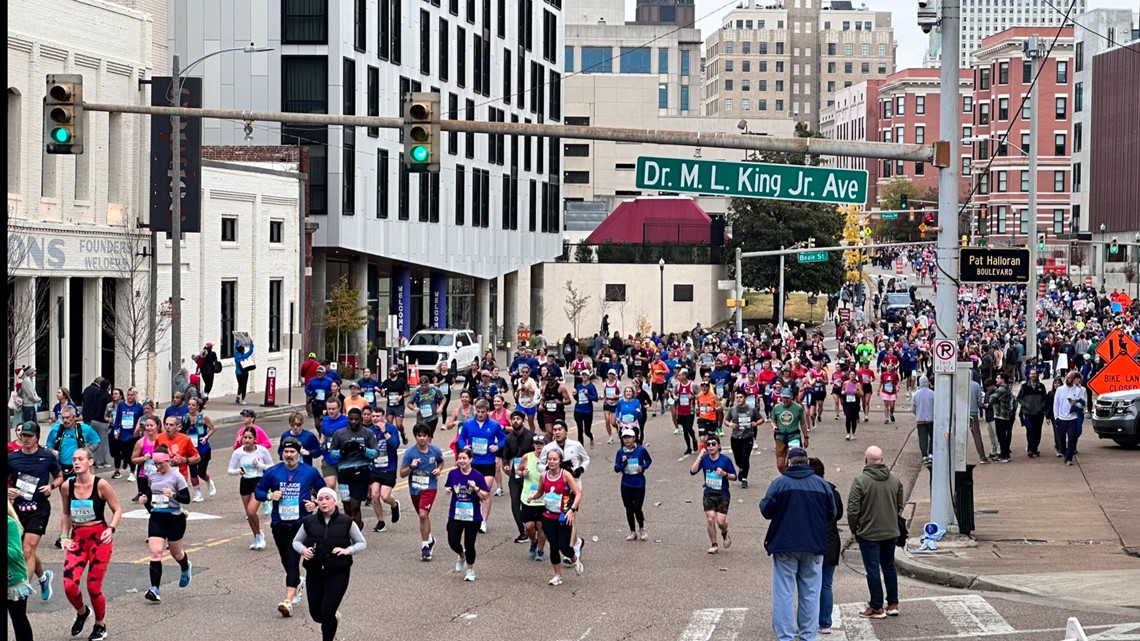 St. Jude Memphis Marathon downtown road closures