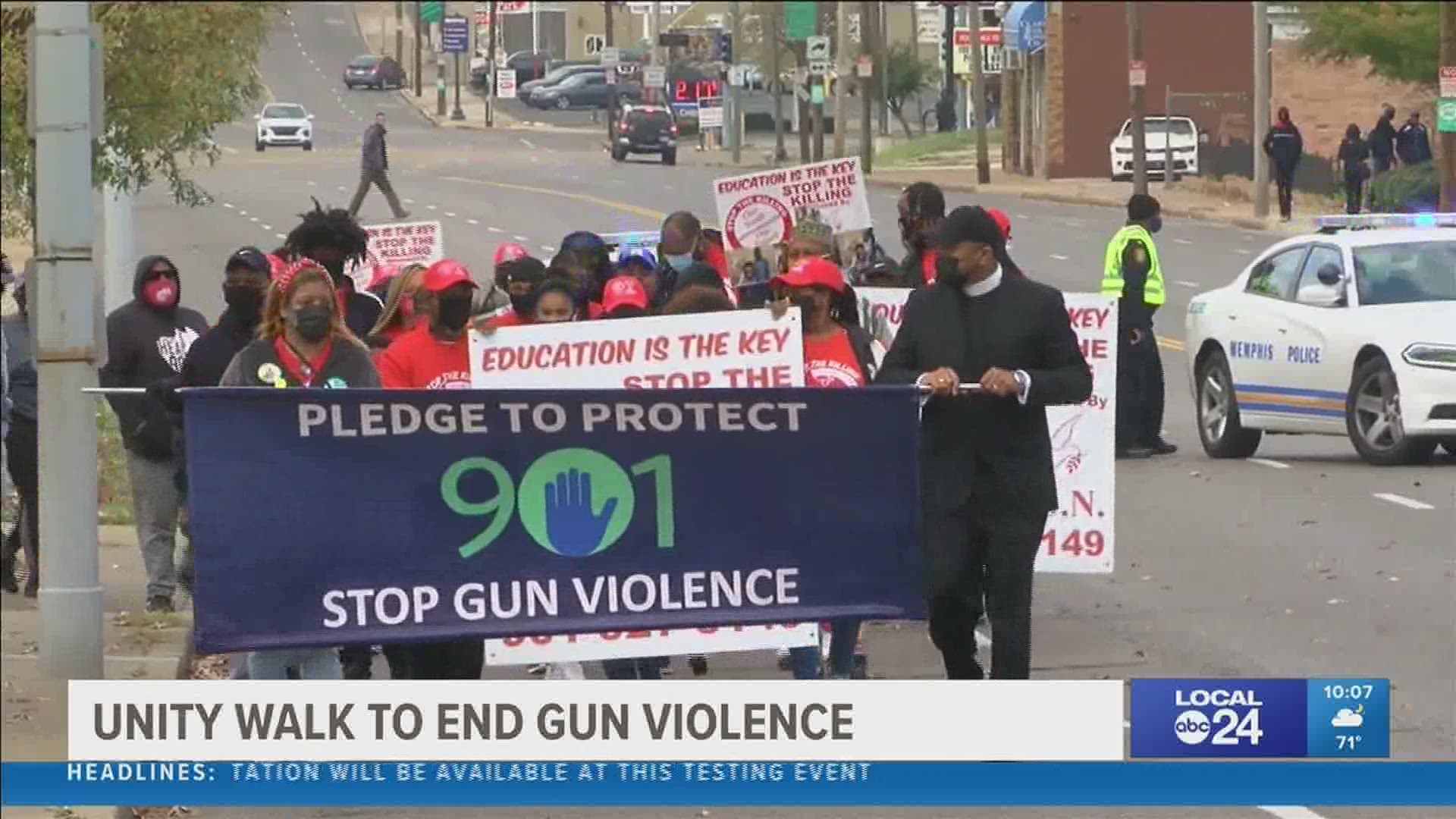 Unity Walk against gun violence