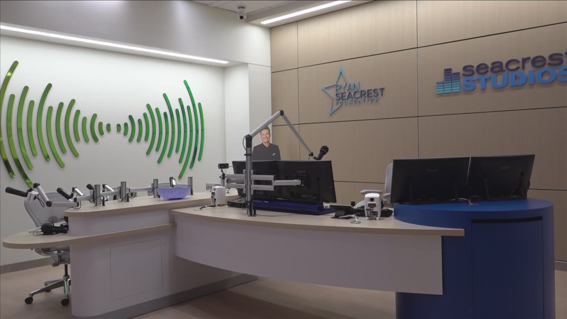 The Ryan Seacrest Foundation opened 'Seacrest Studios' Wednesday, part of a $95 million expansion for the Memphis hospital.