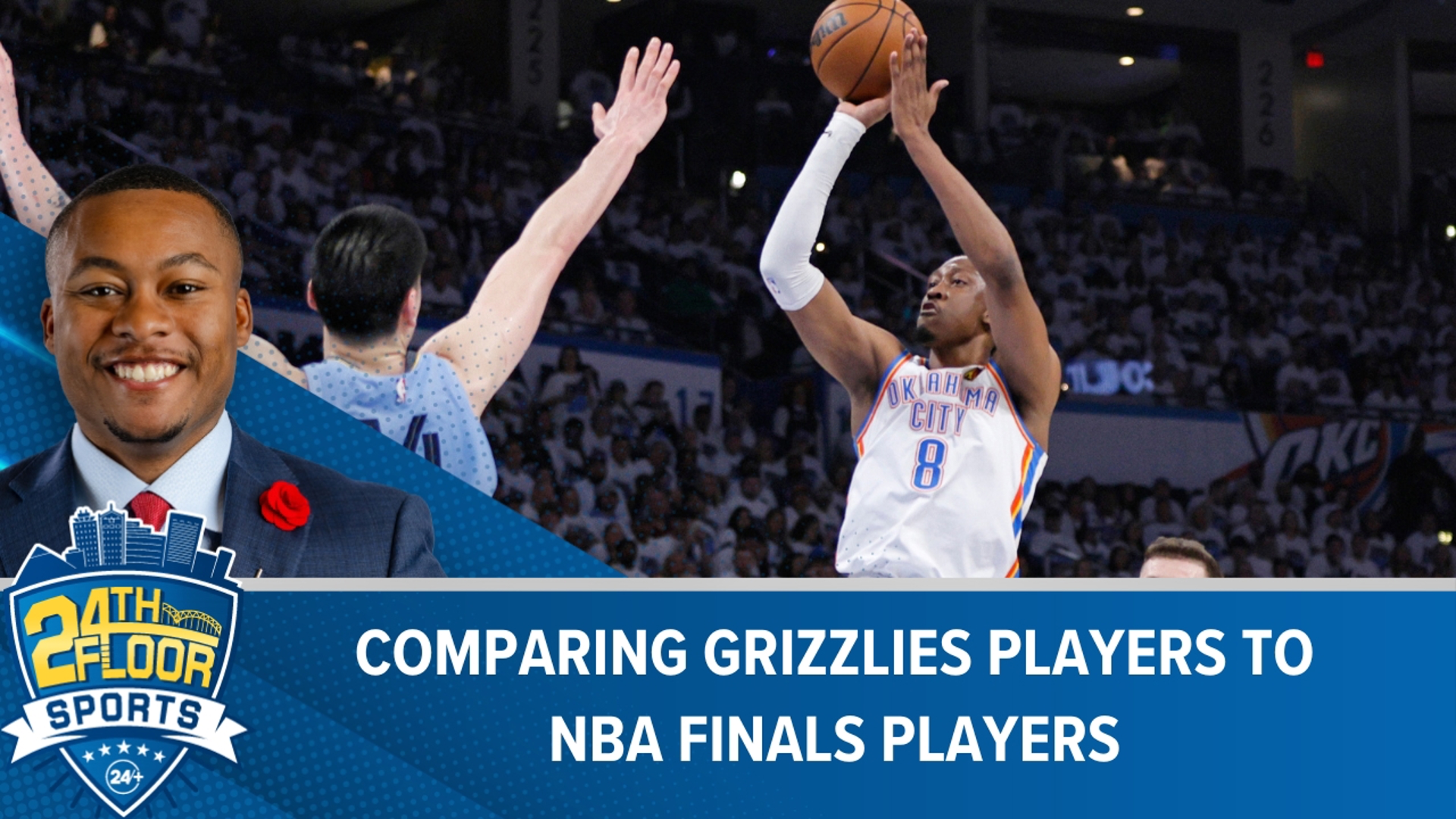 Which Memphis Grizzlies players stack up the most to players on the Indiana Pacers and Oklahoma City Thunder that are competing in the NBA Finals?