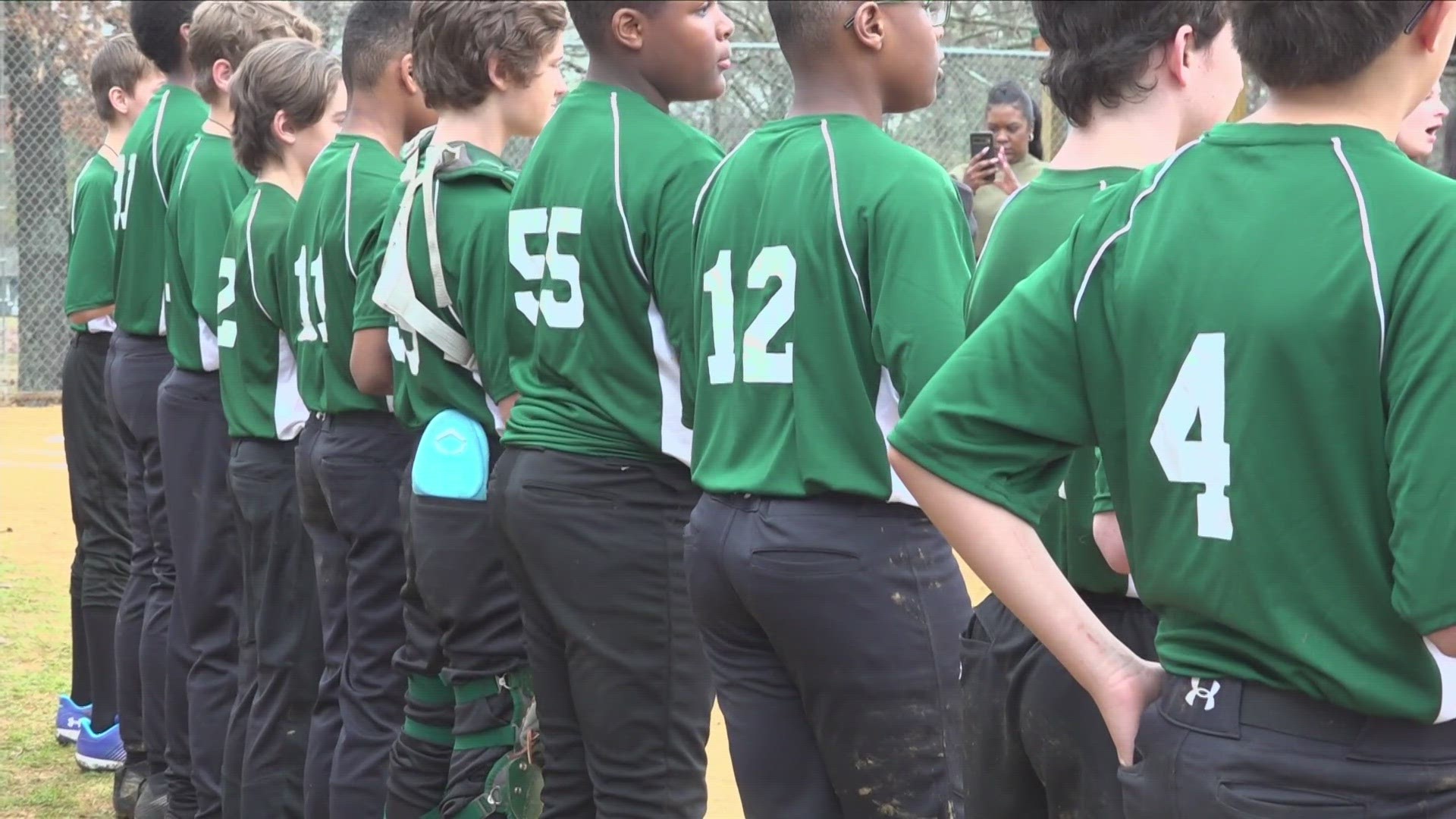 The White Station Middle School baseball team broke in their brand-new field with their first home game in at least five years.