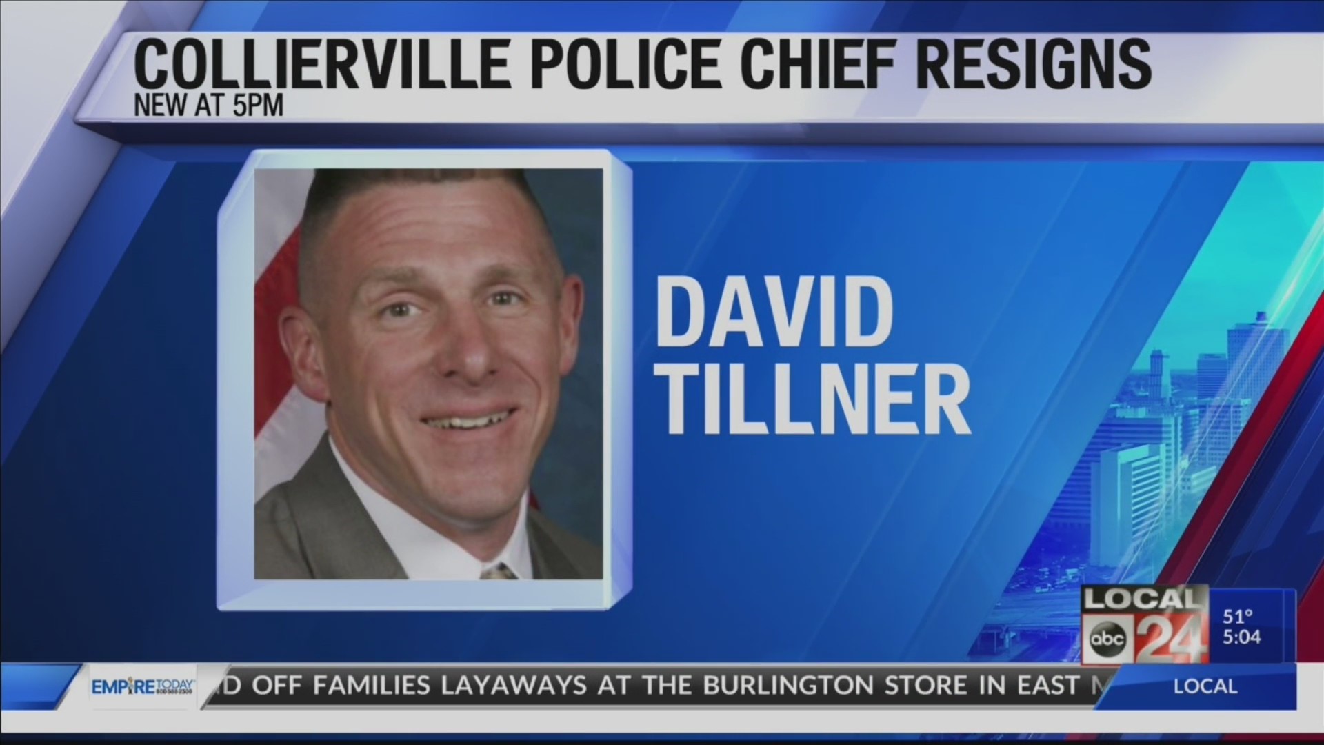 Collierville Chief of Police announces sudden retirement