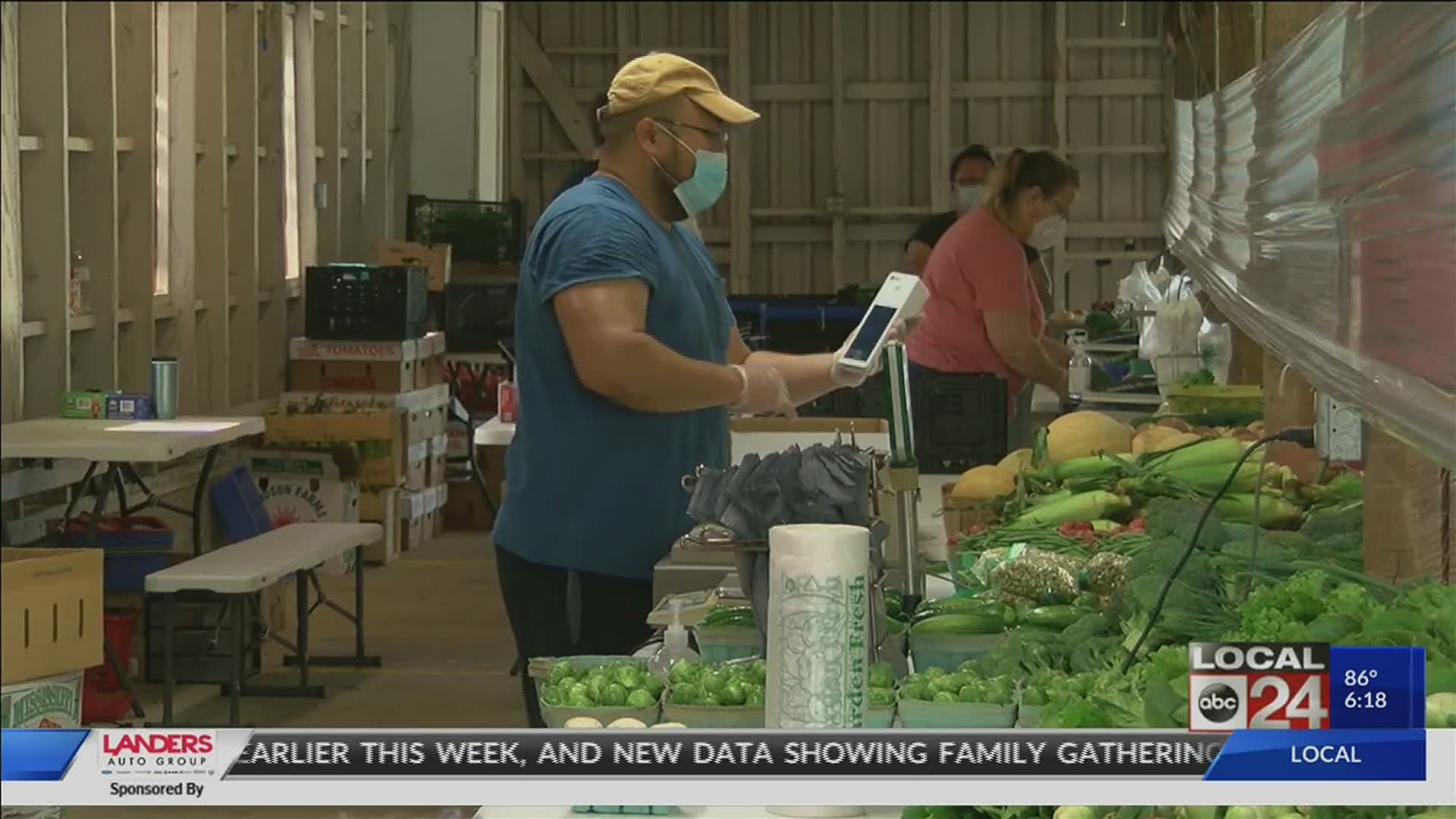 The Memphis Farmer's Market is now open for the 2020 season at the Agricenter.