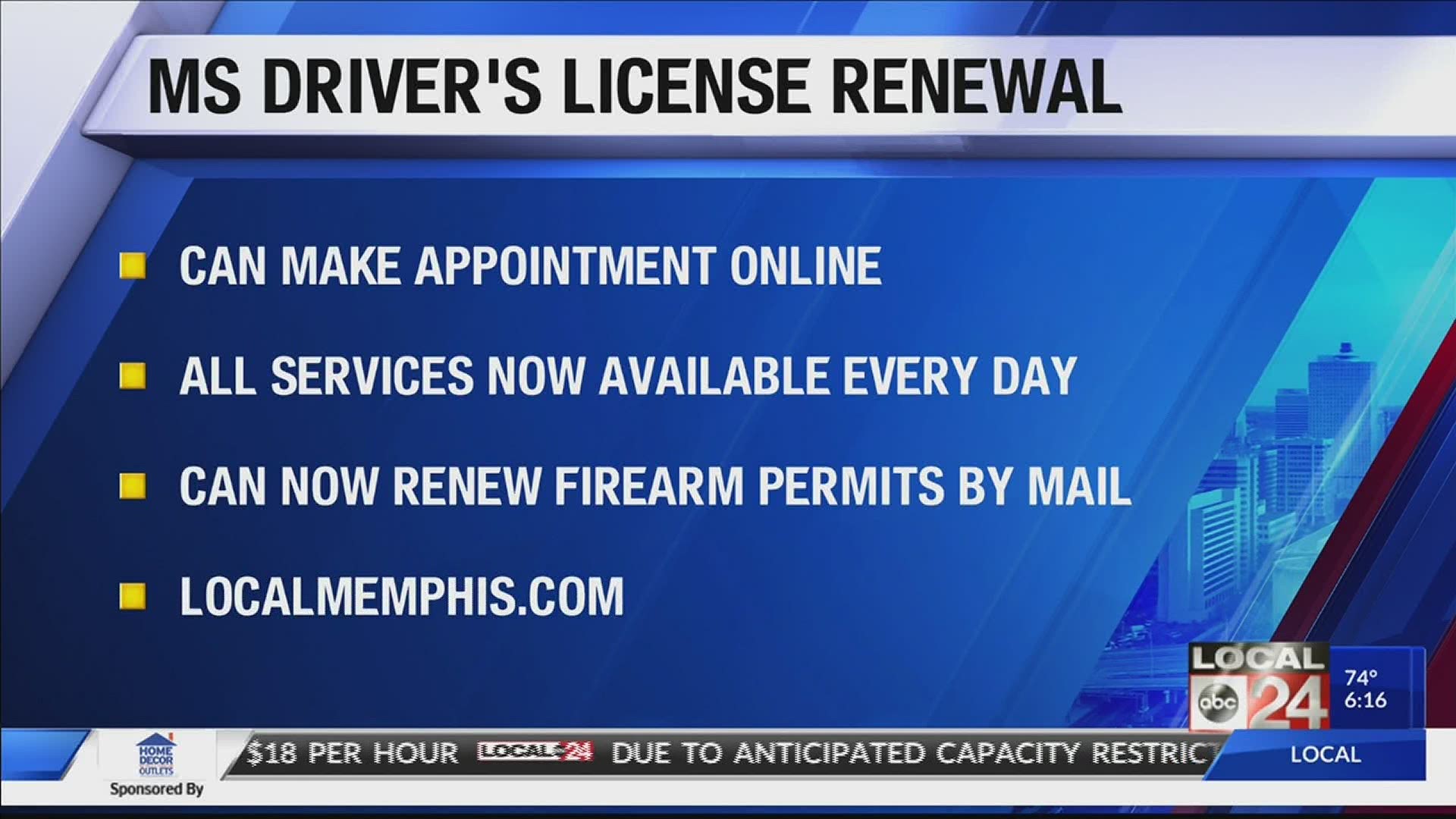 The program is aimed at reducing wait times at driver service centers around the state.