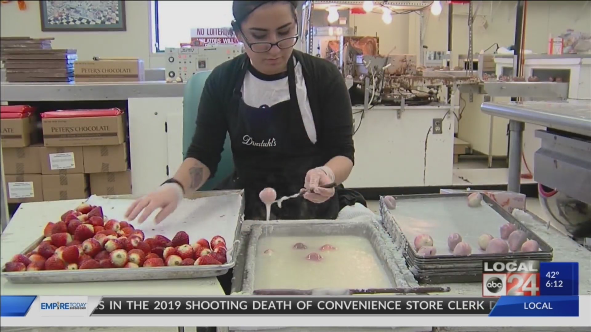 Dinstuhl's Candies is getting ready for the Valentine's Day rush