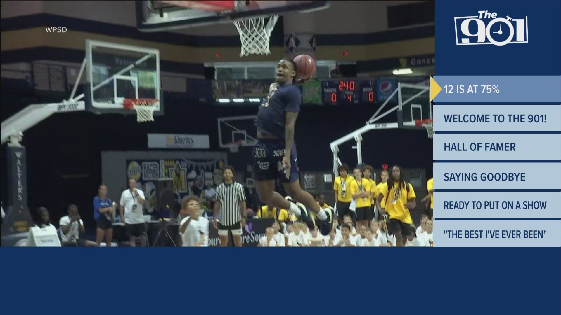 NBA superstar Ja Morant returned to his alma mater to host a free youth basketball camp and to for his induction into the Racer hall of fame.