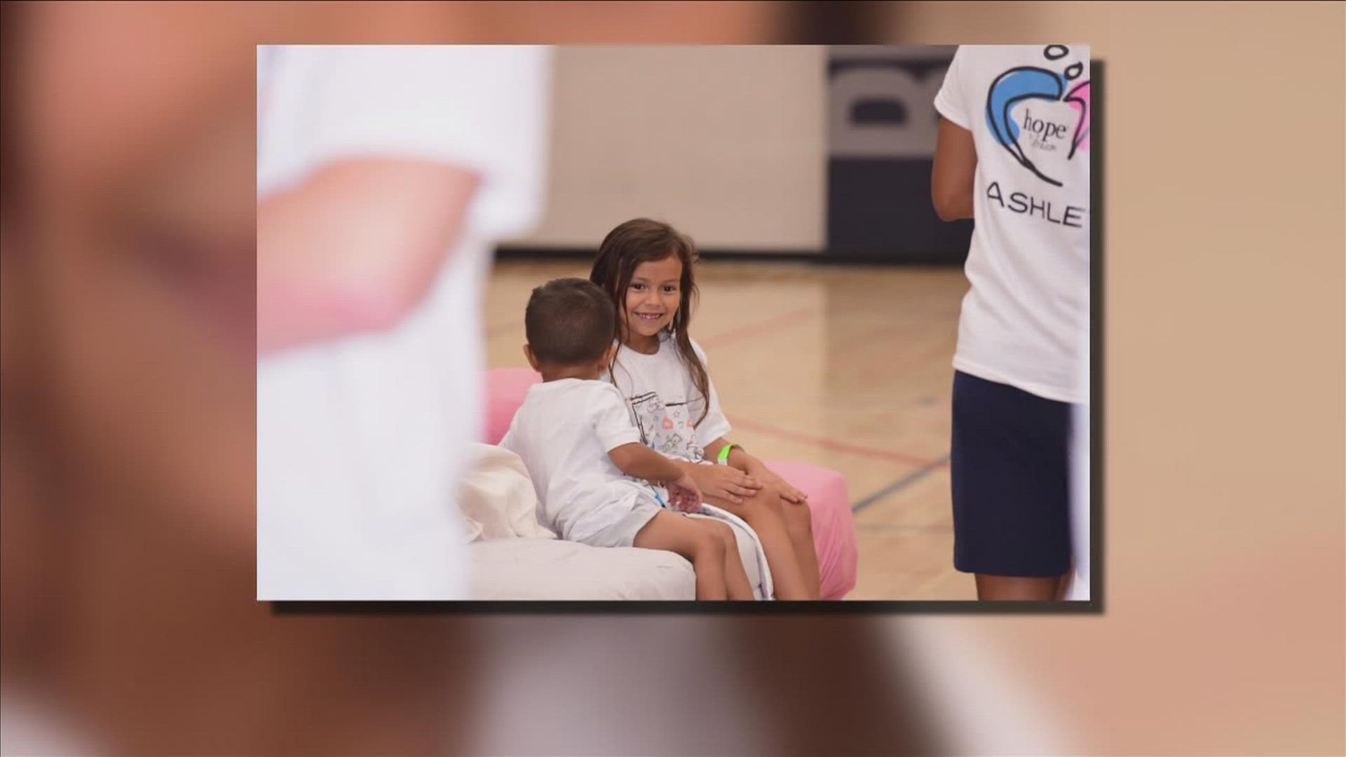 Fifty children were surprised with the new beds when they showed up to the Ole Miss campus for some basketball workouts.