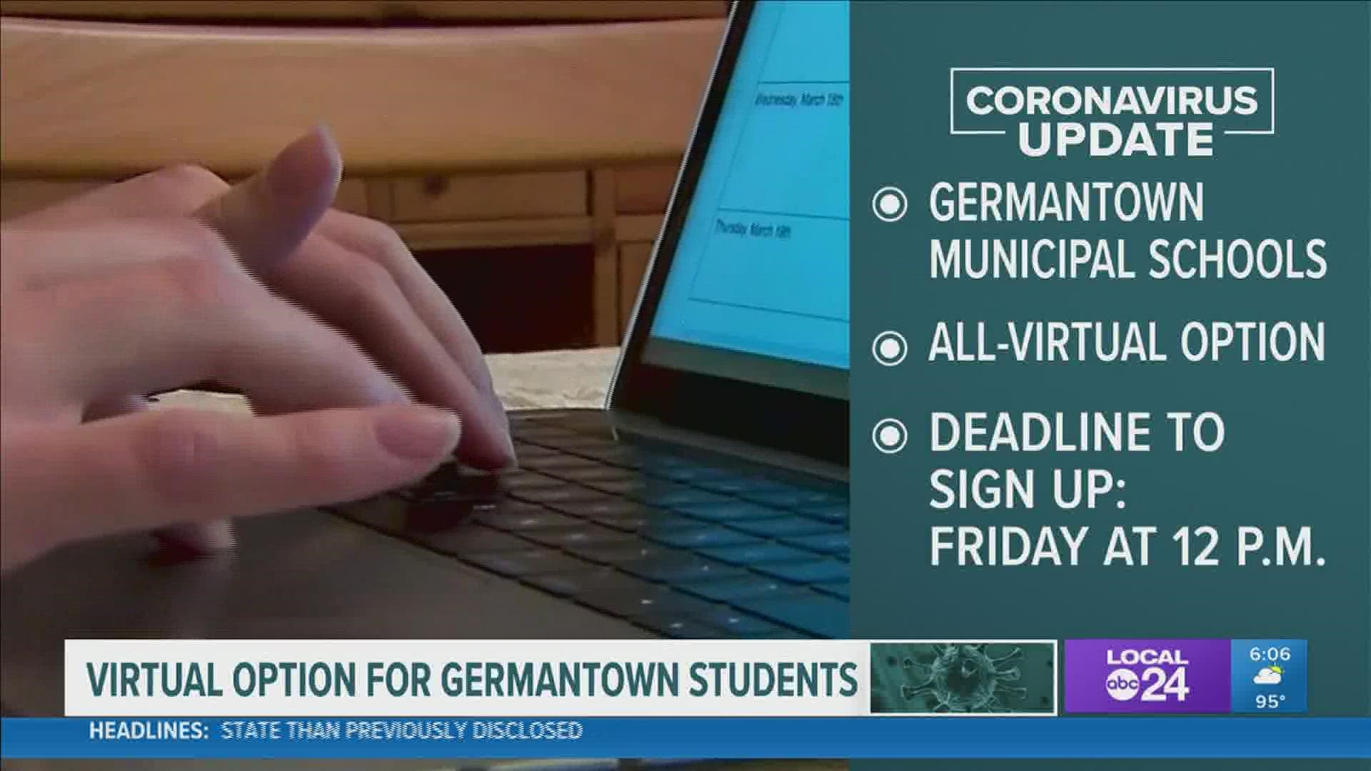 Germantown Online Academy of Learning opened in August of 2021.