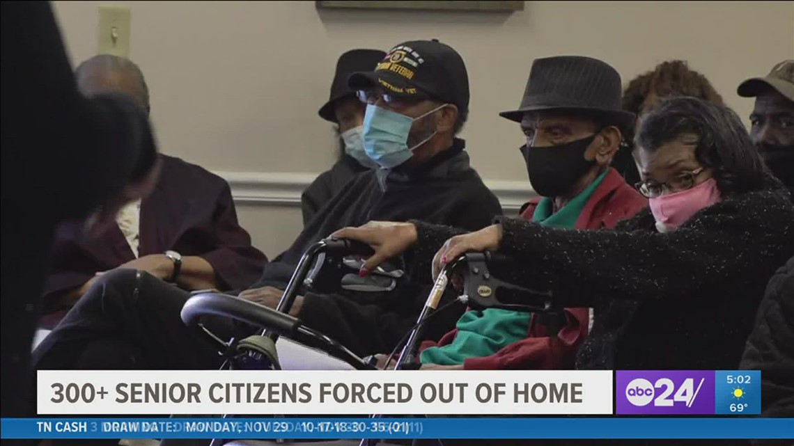 More than 300 seniors forced from homes on short notice