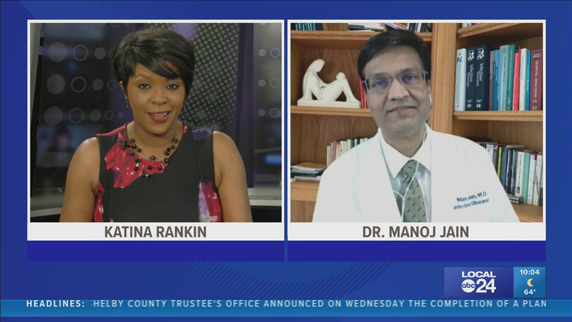Dr. Manoj Jain goes one-on-one with Local 24 News anchor Katina Rankin to answer COVID-19 vaccine questions