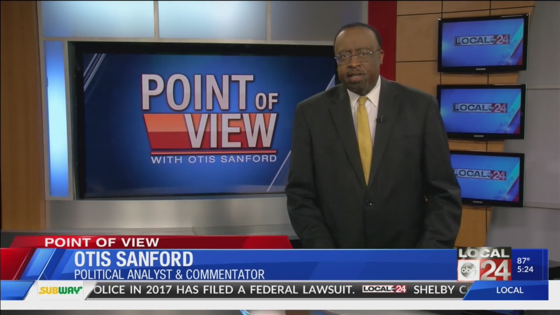 Local 24 News political analyst & commentator Otis Sanford on slavery reparation hearings