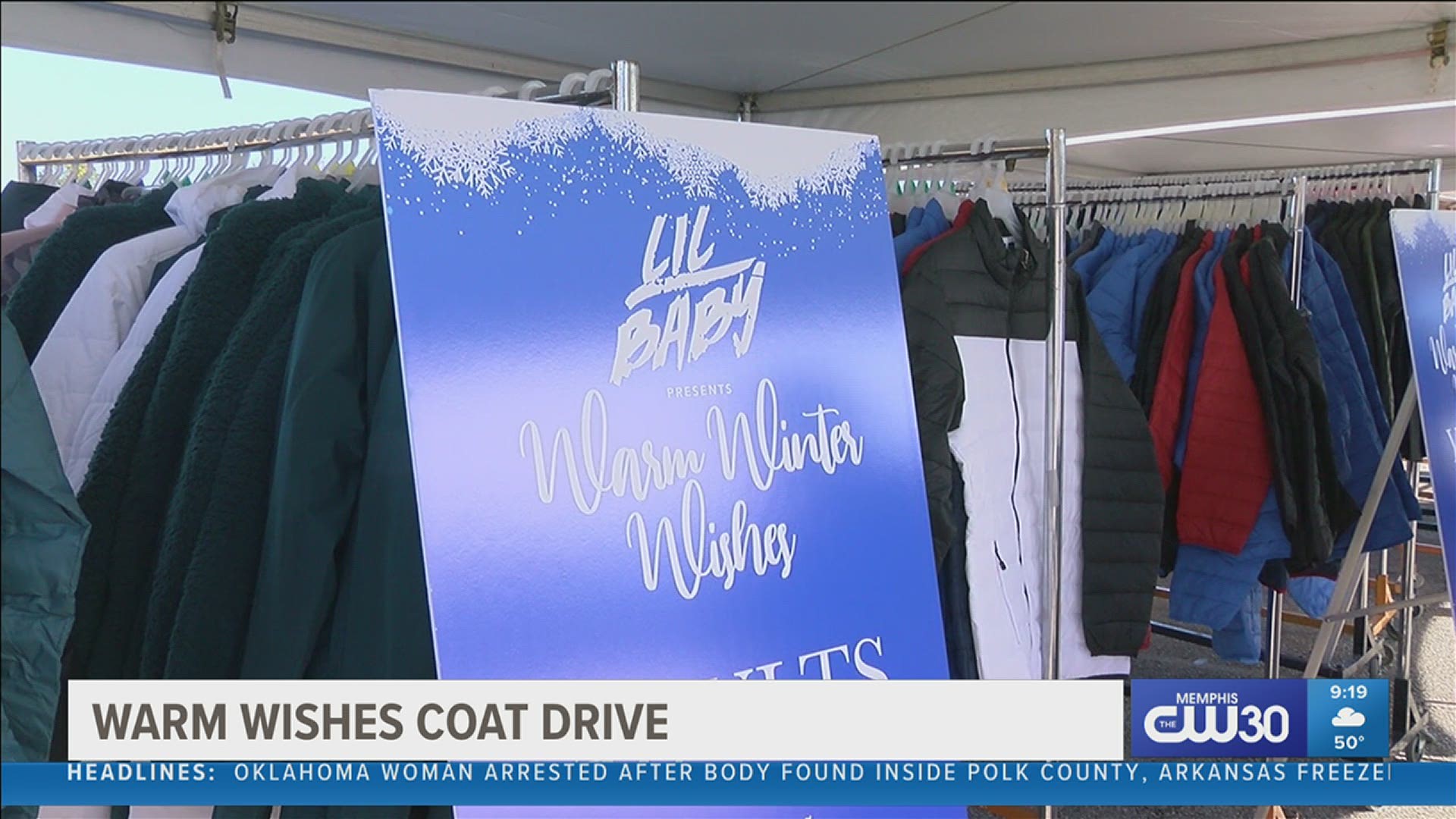 Memphis City Councilman J.B. Smiley and music rapper, Atlanta native Lil Baby partner together to give out coats for people to keep warm this winter
