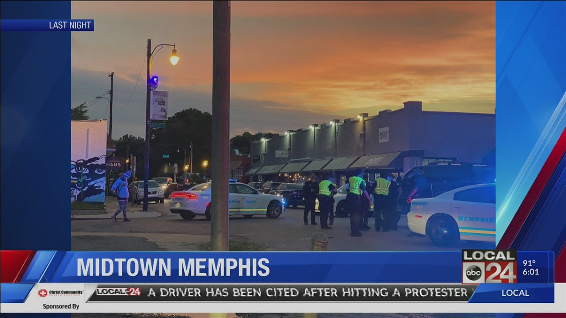 MPD cite two drivers after woman was injured during protest