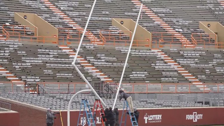 They're back! | New goalposts are put in Neyland Stadium
