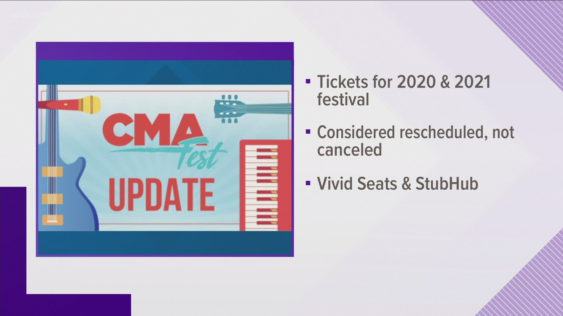Ticketholders say they're frustrated they're not getting refunds from another canceled CMA Fest.