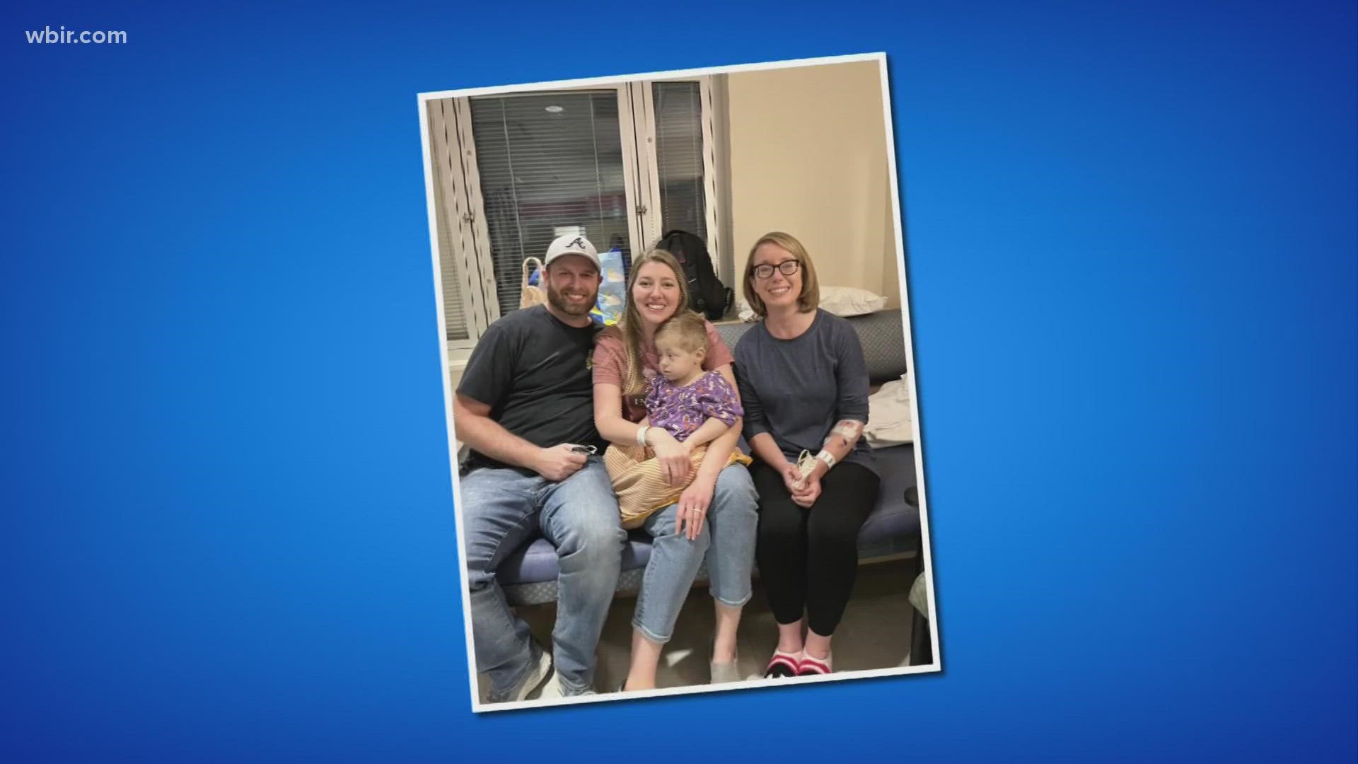 Finley Hickman's family prayed to find the perfect donor for him. A few months ago, they go their wish when a complete stranger offered hers up to donate.