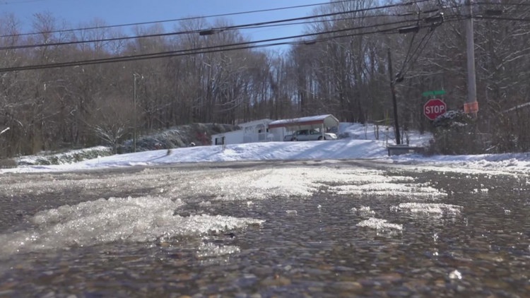 Main roads in Knoxville and Knox County are drivable, but neighbors must stay aware of ice as temperatures drop overnight