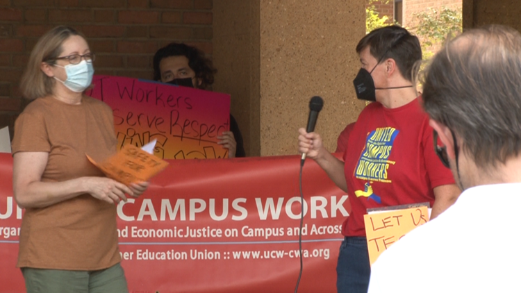UT campus workers call for more COVID-19 safety measures