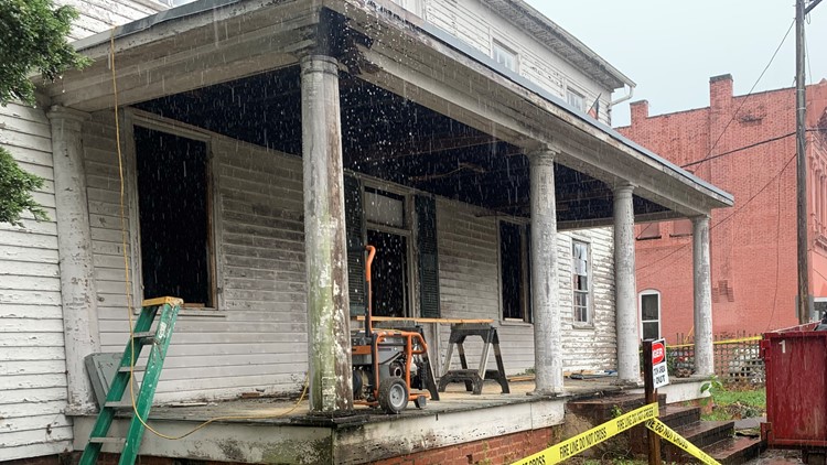 Fire damages historic Kefauver house in Madisonville; owner says restoration efforts will continue