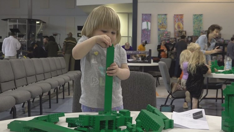 People of all ages enjoy, display their artistry at Brick Blast