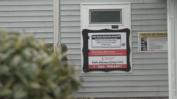 Safe Haven Baby Box installed at Clinton Fire Station
