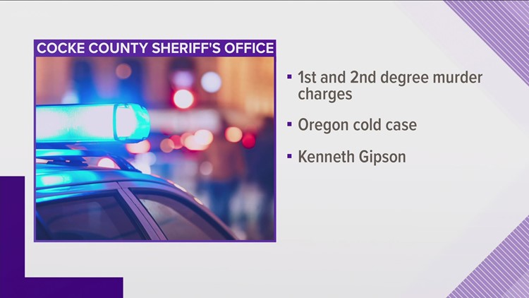 Cocke County man charged in Oregon cold case