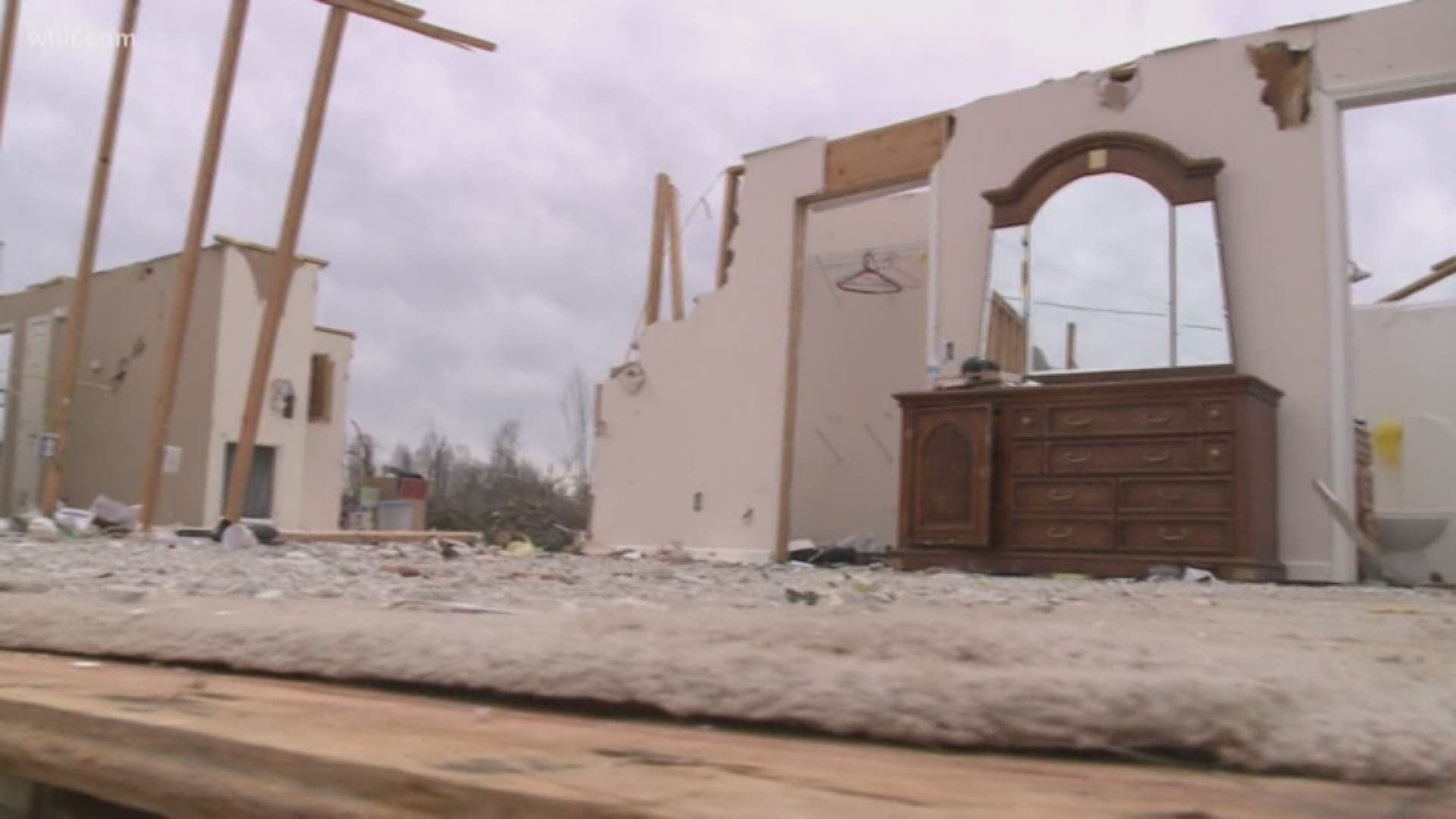 On the outskirts of Cookeville is a neighborhood about 10 minutes off the interstate - where some houses made it and others didn't.