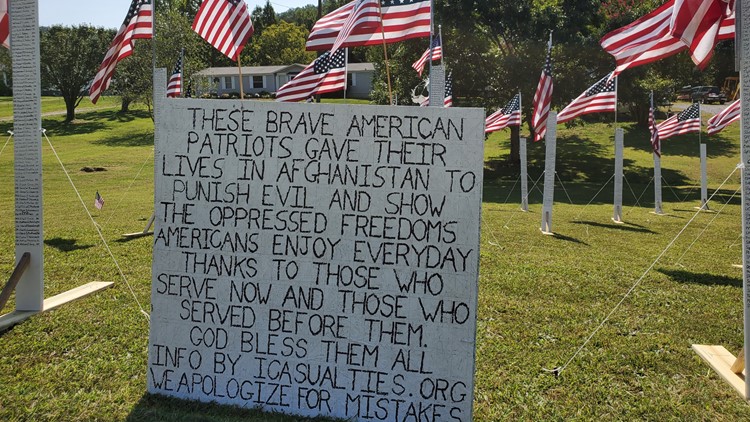 South Knoxville homeowner builds handwritten memorial to honor service members who died in Afghanistan and Iraq South Knoxville homeowner builds handwritten memorial to honor service members who died in Afghanistan and Iraq