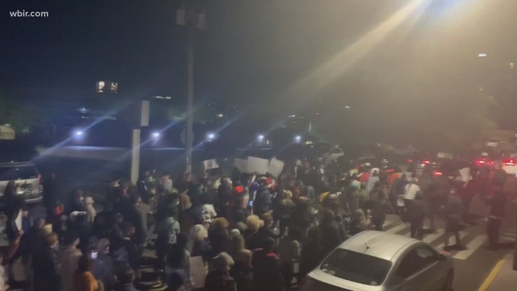 Faith leaders call for peace as demonstrators march after DA announces no charges for officers in Austin-East shooting