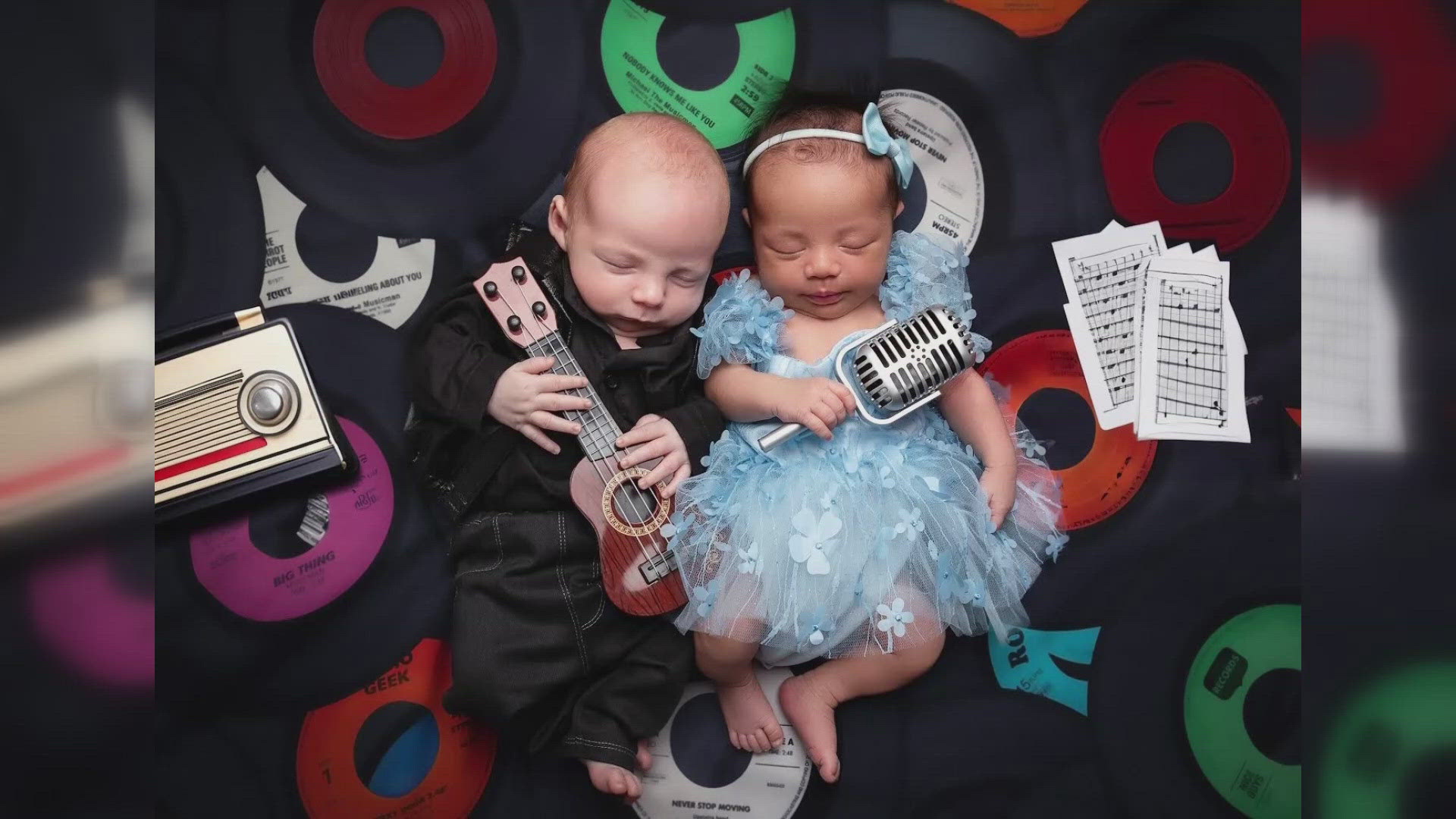 June Carter Clark and Johnny Cash Davis traveled all the way to Knoxville for a performance-inspired photoshoot.