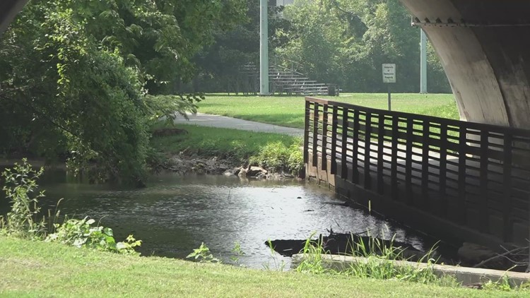 Third Creek sedimentation coming from Cumberland Ave. development