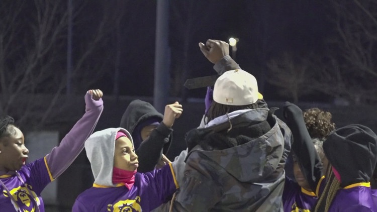 Girls flag football grows in popularity as Vine Middle School prepares to take on Halls Middle School Tuesday
