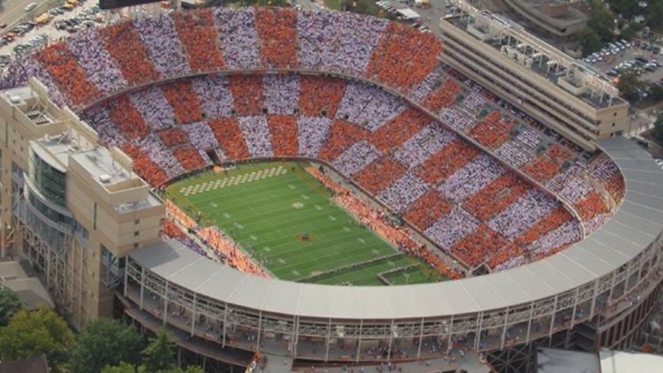 Ole Miss blares Rocky Top at practice ahead of game against Tennessee in Neyland Stadium Ole Miss blares Rocky Top at practice ahead of game against Tennessee in Neyland Stadium