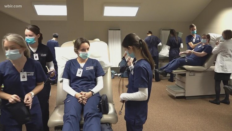 Carson-Newman nursing students get a lesson in generosity after November fire destroyed equipment Carson-Newman nursing students get a lesson in generosity after November fire destroyed equipment