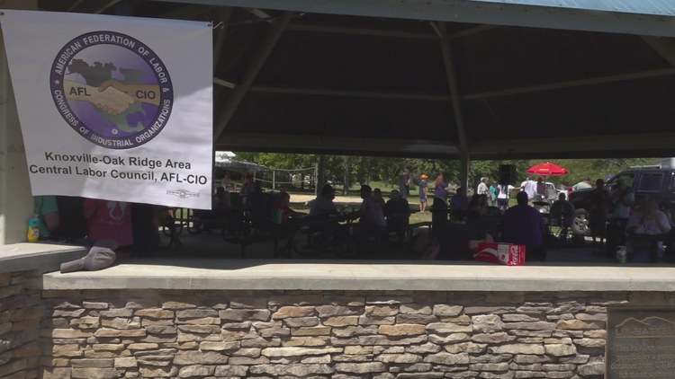 East Tennessee union members, supporters celebrate Labor Day at Melton Lake Park