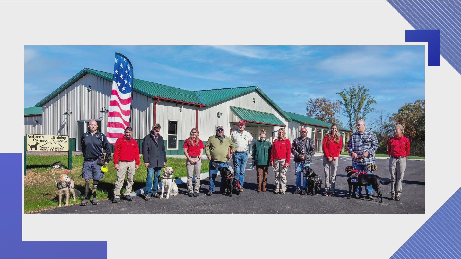 An East Tennessee nonprofit working to help wounded veterans cut the ribbon on a new training center in late 2020.