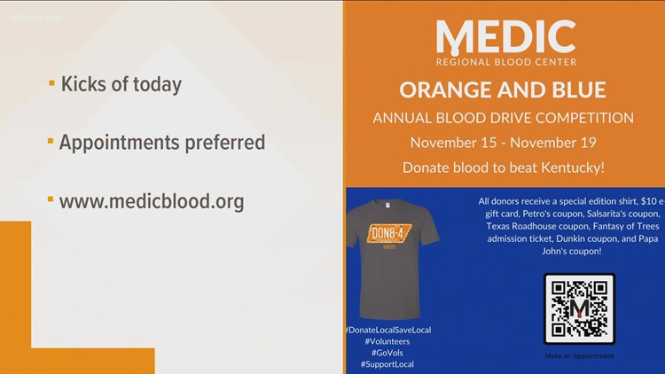 Time to beat Kentucky again; Orange and Blue blood drive kicks off!
