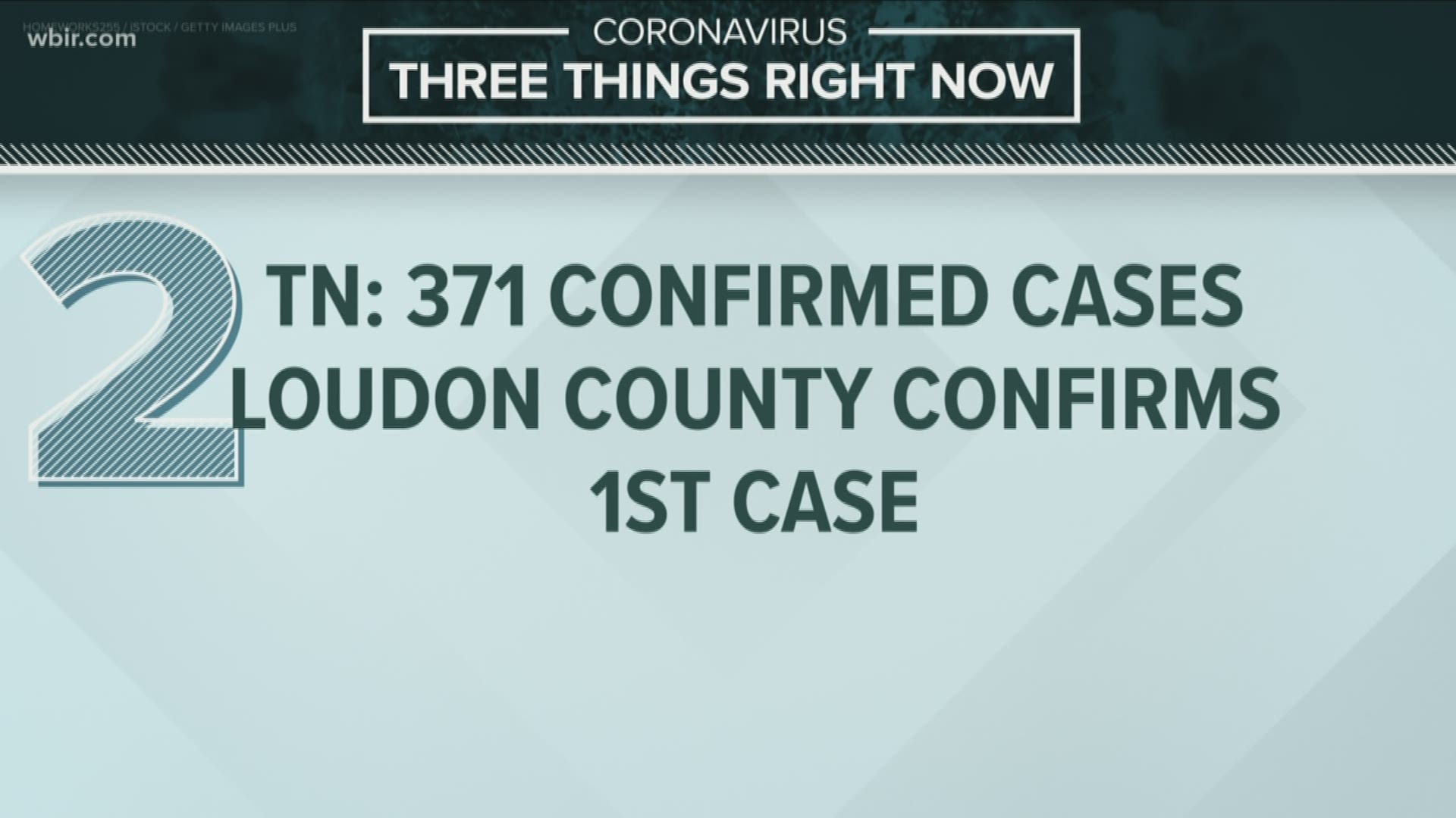 The Loudon County mayor confirmed the county's first case of the coronavirus on Saturday.