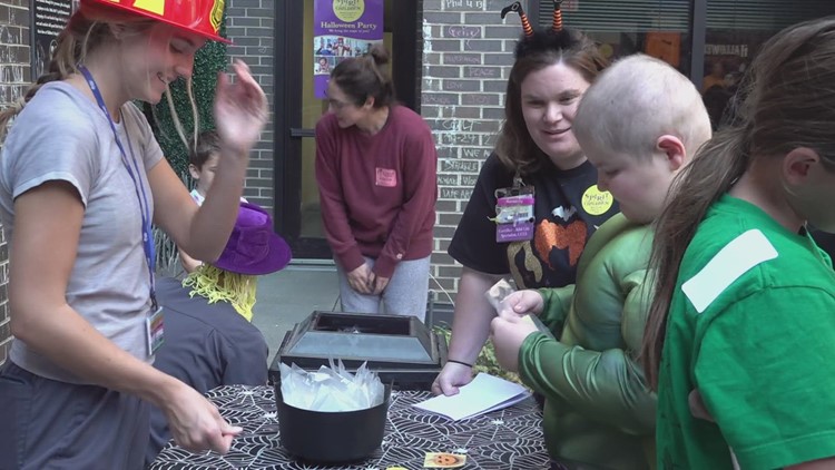 10-year-old boy with childhood cancer celebrates Halloween at ETCH 10-year-old boy with childhood cancer celebrates Halloween at ETCH