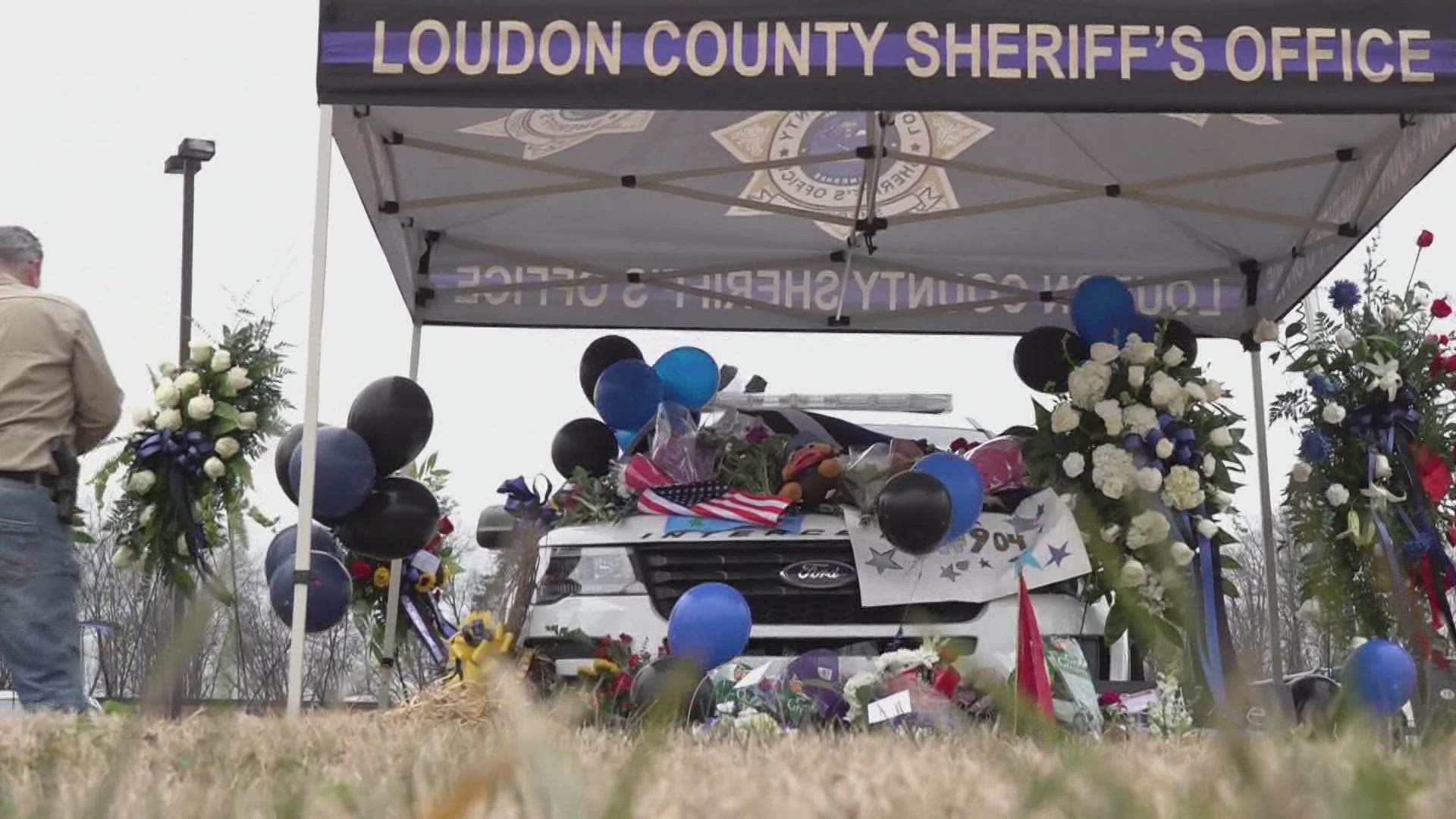 Hundreds of law enforcement and many more East Tennesseans lined up to pay respect to the Loudon Co. deputy as his body was escorted to the funeral home.