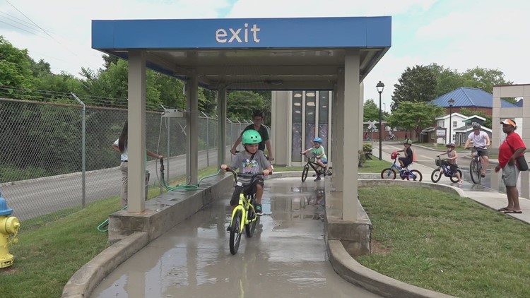 Children and families enjoy Olympic Day at Safety during USA Cycling weekend Children and families enjoy Olympic Day at Safety during USA Cycling weekend