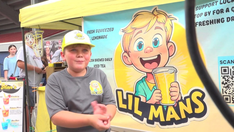 12-year-old Tennessee boy gives back after lemonade stand becomes highly successful