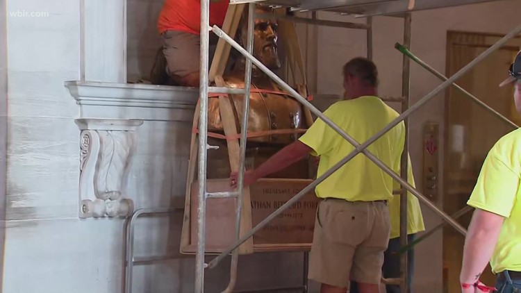 History expert celebrates moving bust of Nathan Bedford Forrest to museum, removing from TN Capitol