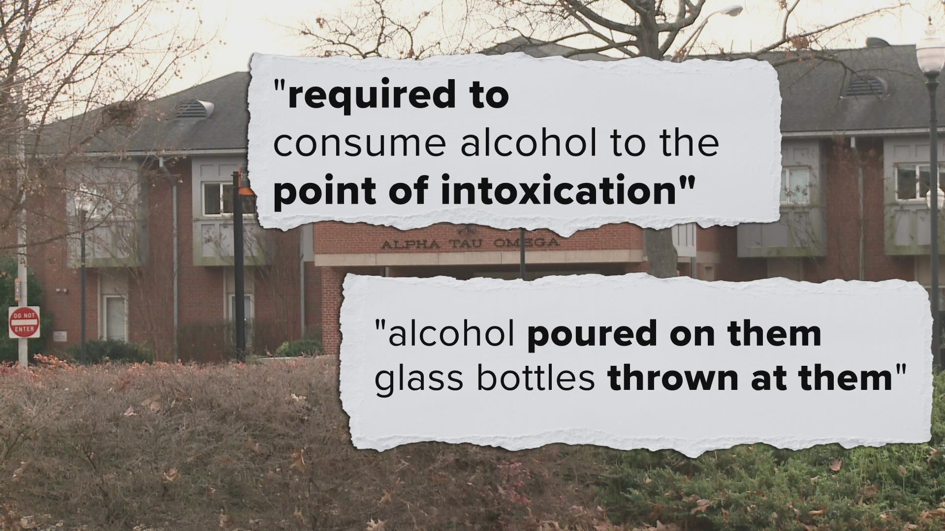 Hazing, drinking games and intense physical training -- that's what documents reveal happened in the Alpha Tau Omega fraternity at UT, and why it was suspended.
