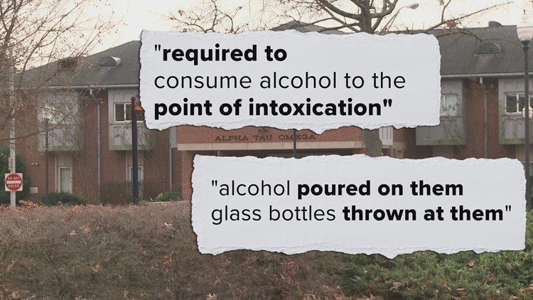 Hazing, drinking games and intense physical training: documents reveal why ATO Fraternity is suspended Hazing, drinking games and intense physical training: documents reveal why ATO Fraternity is suspended